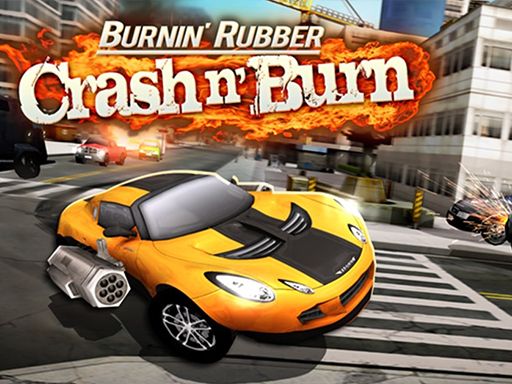 Burnin' Rubber Crash n' Burn - browser game screenshot