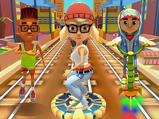 Train Surfers - browser game screenshot