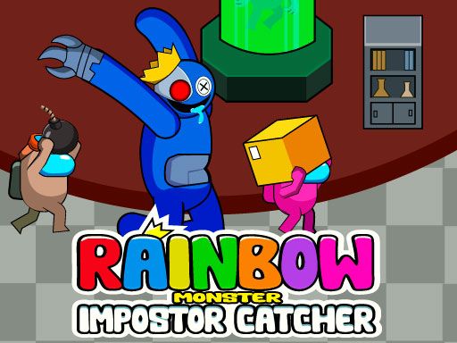 Rainbow Monster Impostor Catcher - browser game screenshot