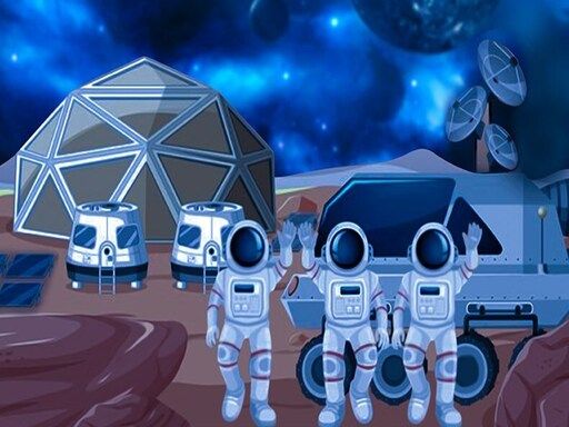 Space Girl Escape - browser game screenshot