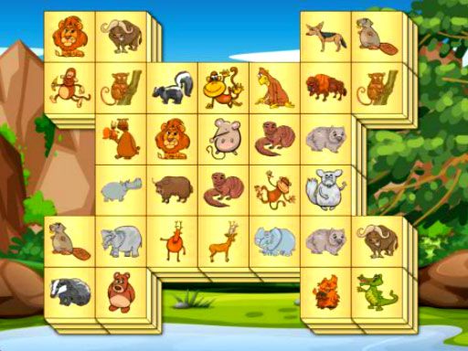 Zoo Mahjongg Deluxe - browser game screenshot