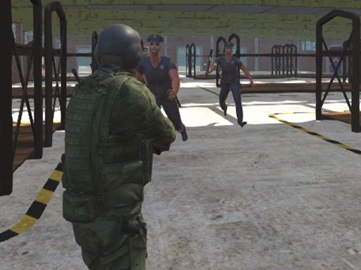 Infiltration of the Police Base - browser game screenshot