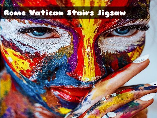 Face Paint Jigsaw - browser game screenshot