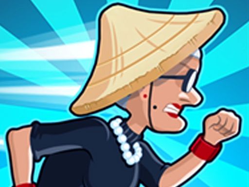 Angry Granny Run: Japan - browser game screenshot