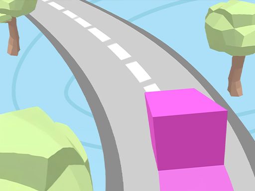 COLOR ROAD 3D - browser game screenshot