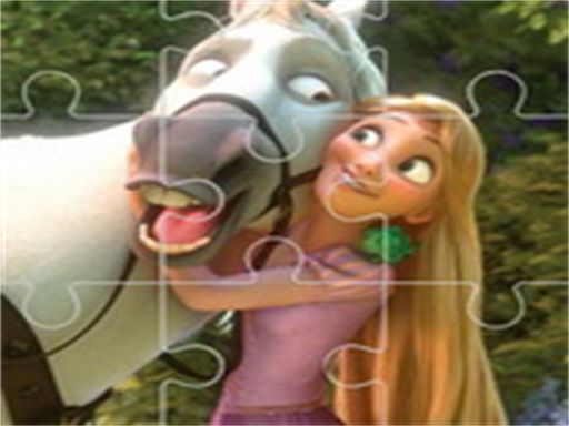 Rapunzel Jigsaw - browser game screenshot