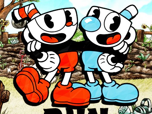 Cuphead Run - browser game screenshot