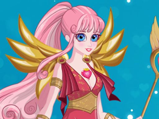 Cute Cupid is preparing for Valentine's Day - browser game screenshot