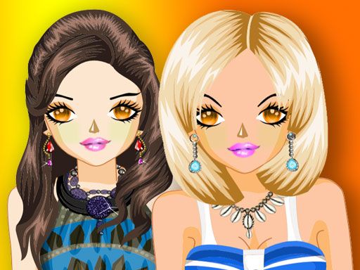 Tina Night Fashion - browser game screenshot