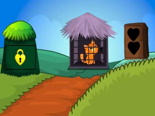 Rescue the kitty - browser game screenshot