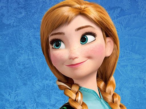 Anna Frozen Jigsaw Puzzle Collection - browser game screenshot
