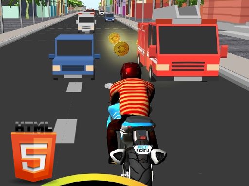 Bike Rider Highway - browser game screenshot