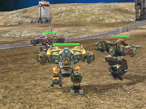 War Robot Earth Survival - browser game screenshot