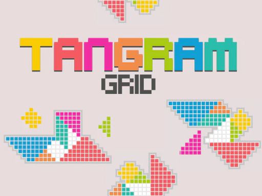 Tangram Grid - browser game screenshot