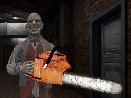 Evil Grandpa: Chainsaw Killer - browser game screenshot
