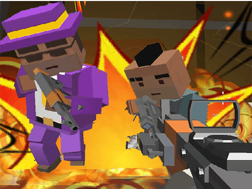 Advanced Blocky Gangster Warfare - browser game screenshot
