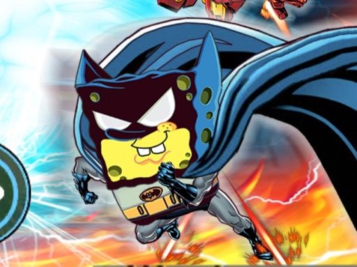 Super Hero Sponge - browser game screenshot