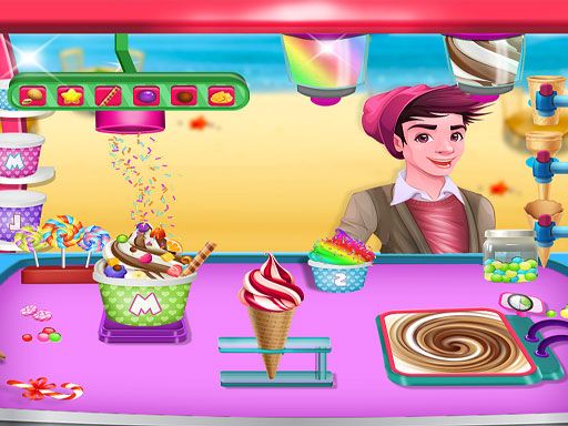 Ice Cream Maker - Make Sweet Frozen Desserts - browser game screenshot