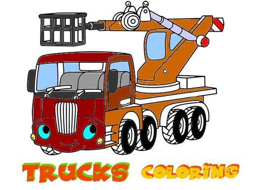 Funny Trucks Coloring Funny Trucks Coloring - browser game screenshot