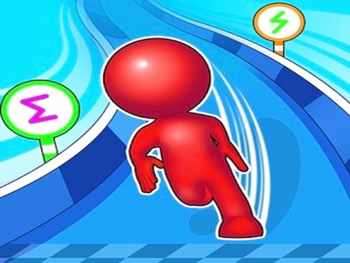 Fun Race On Ice 3D Fun Race On Ice 3D - browser game screenshot