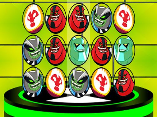 Ben 10 Alien Match - browser game screenshot