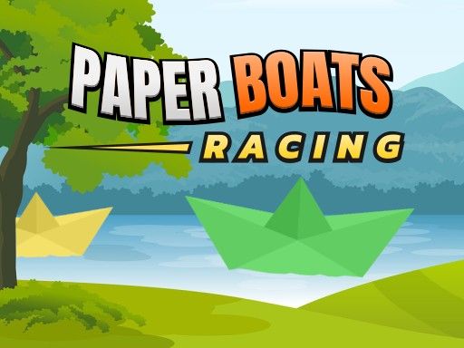 Paper Boats Racing - browser game screenshot