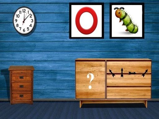 Azure House Escape - browser game screenshot