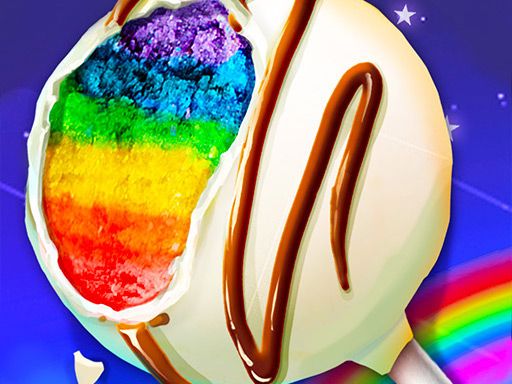 Rainbow Desserts Bakery Party - browser game screenshot