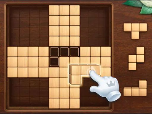 Blocks Puzzle Wood - browser game screenshot