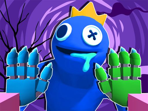 Rainbow Monster Playtime 3D - browser game screenshot
