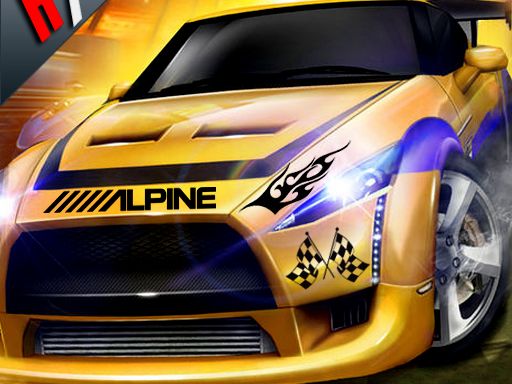 Endless Drag Race - browser game screenshot