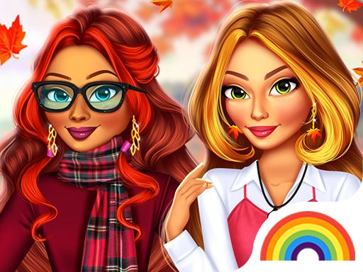 Super Girls Fall Fashion trends - browser game screenshot