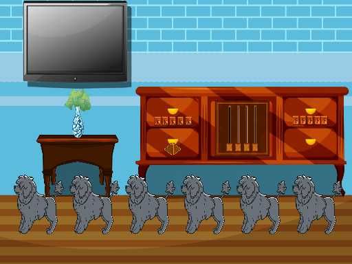 Blue Villa Escape - browser game screenshot