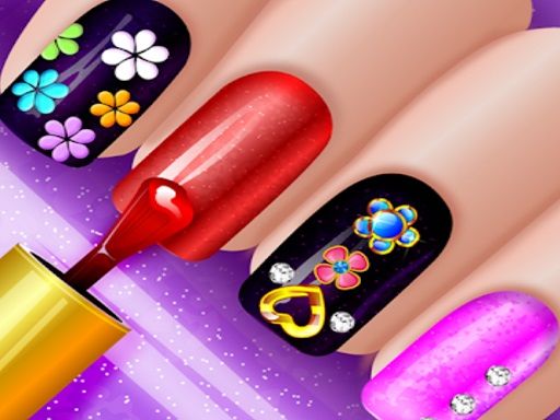  Nail Salon Girl Go Games - browser game screenshot