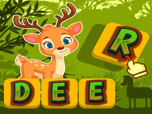 Animals Words 2022 - browser game screenshot