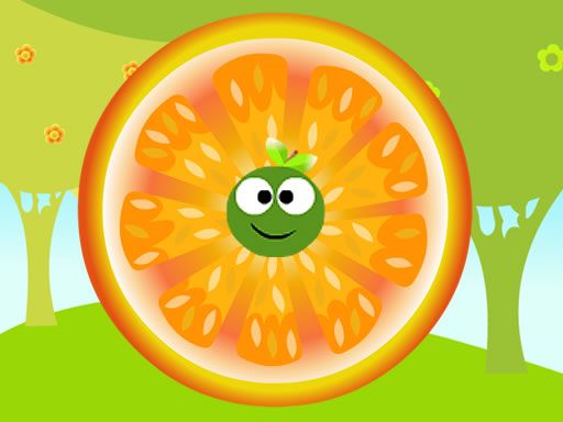 Ricocheting Orange - browser game screenshot