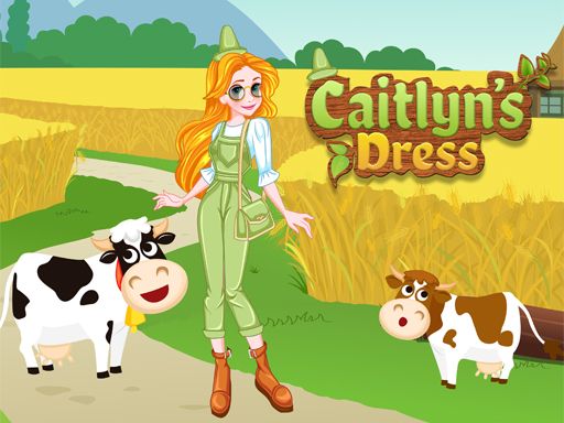 Caitlyn Dress Up : Farmland - browser game screenshot
