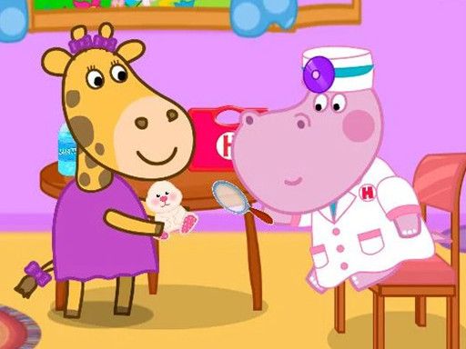 Hippo Toy Doctor Sim - browser game screenshot