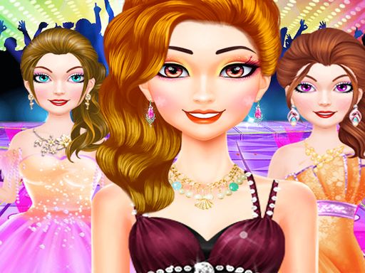 Queen Party Night Dress Up - browser game screenshot