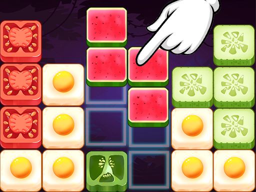 Food Blocks Puzzle Food Blocks Puzzle - browser game screenshot