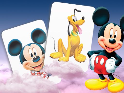 Mickey Mouse Card Match  - browser game screenshot
