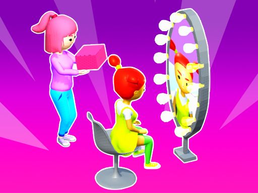 Idle Beauty Salon Tycoon - browser game screenshot