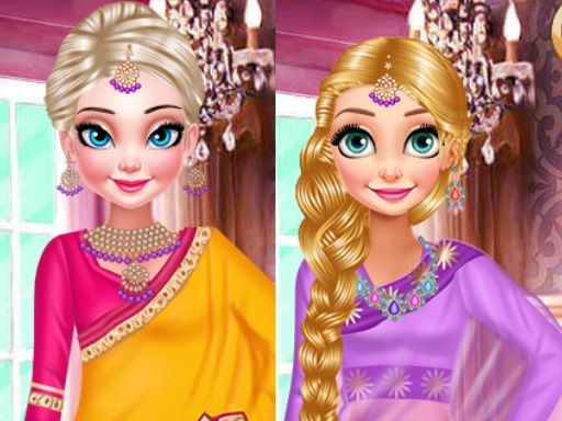 INDIAN COUPLE WEDDING - browser game screenshot