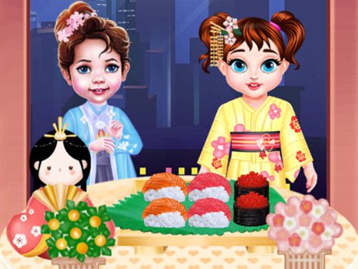 Baby Taylor Japanese Girls Day - browser game screenshot