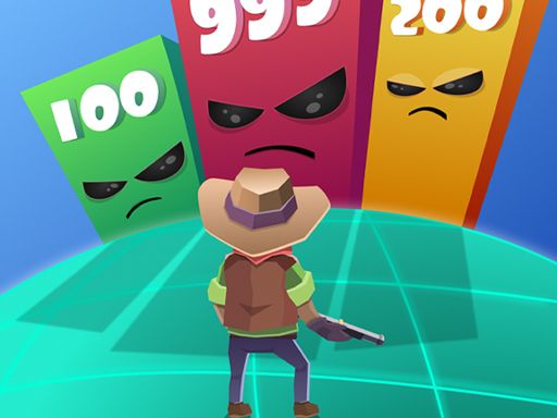 Shoot Block Rush 3D - browser game screenshot