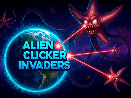 Alien Clicker Invaders - browser game screenshot