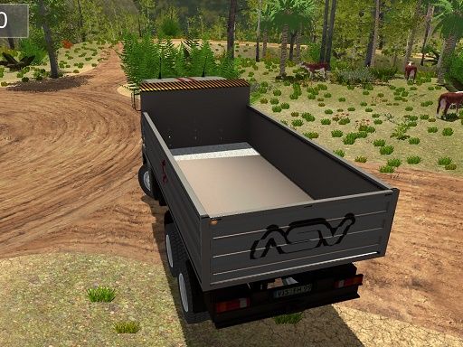 Offroad Cargo Truck 2024 - browser game screenshot
