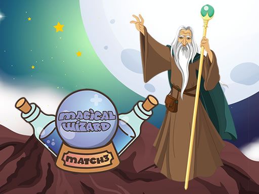 Magical Wizard Match 3 - browser game screenshot