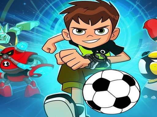 Ben 10 Soccer Penalties - browser game screenshot