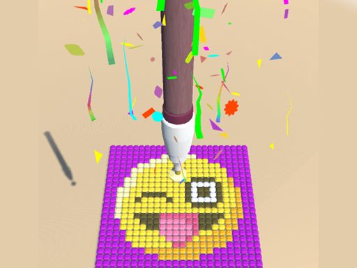 Diamond Painting ASMR Coloring - browser game screenshot